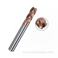 HRC Carbide Round Nose Corner Radius milling cutter